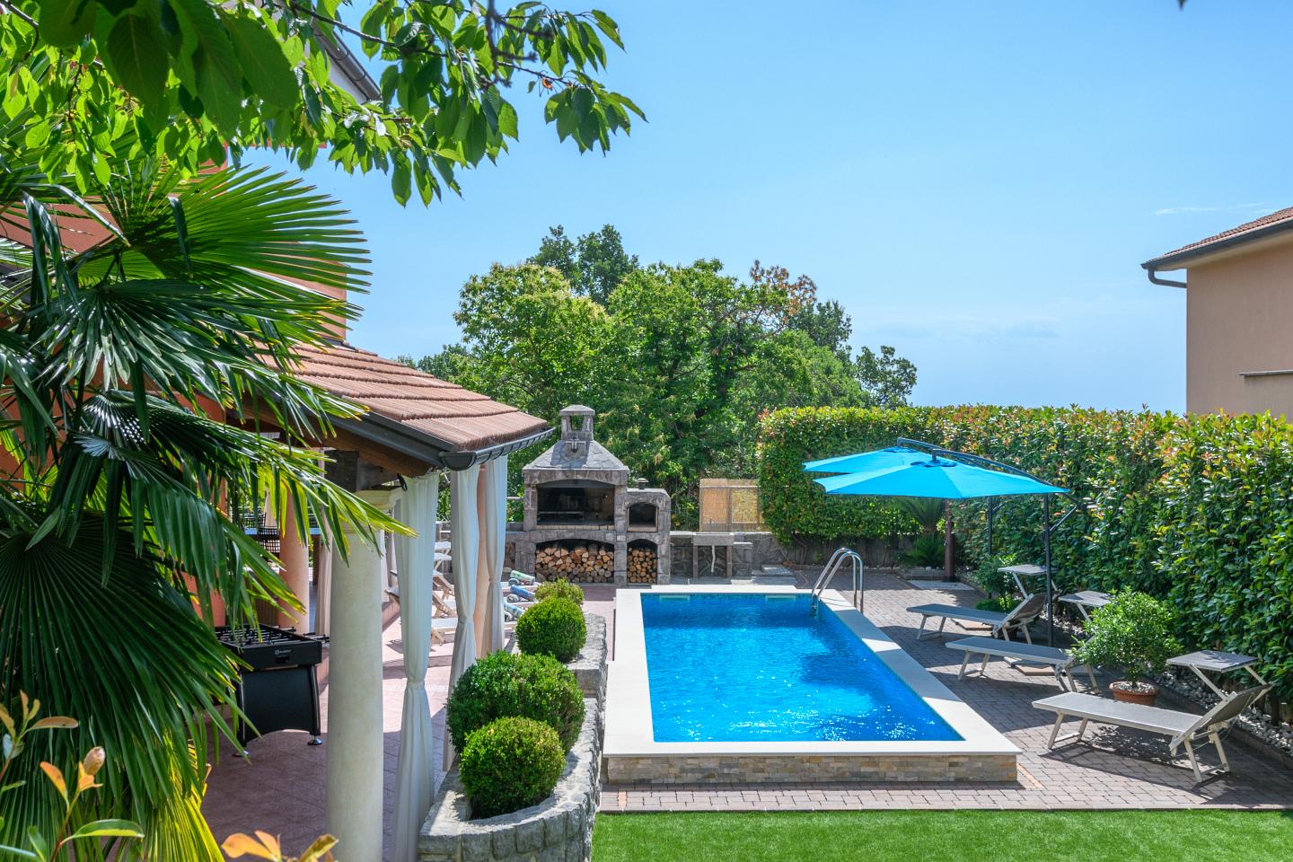 Relaxing family atmosphere at Villa Sole Opatija holiday home