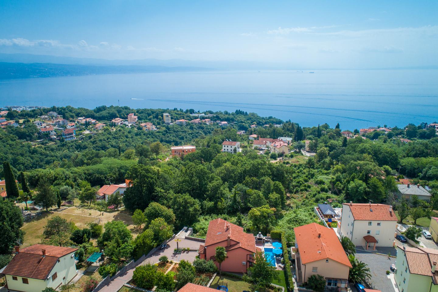 Rent a luxury villa for family in Opatija - Villa Sole private pool