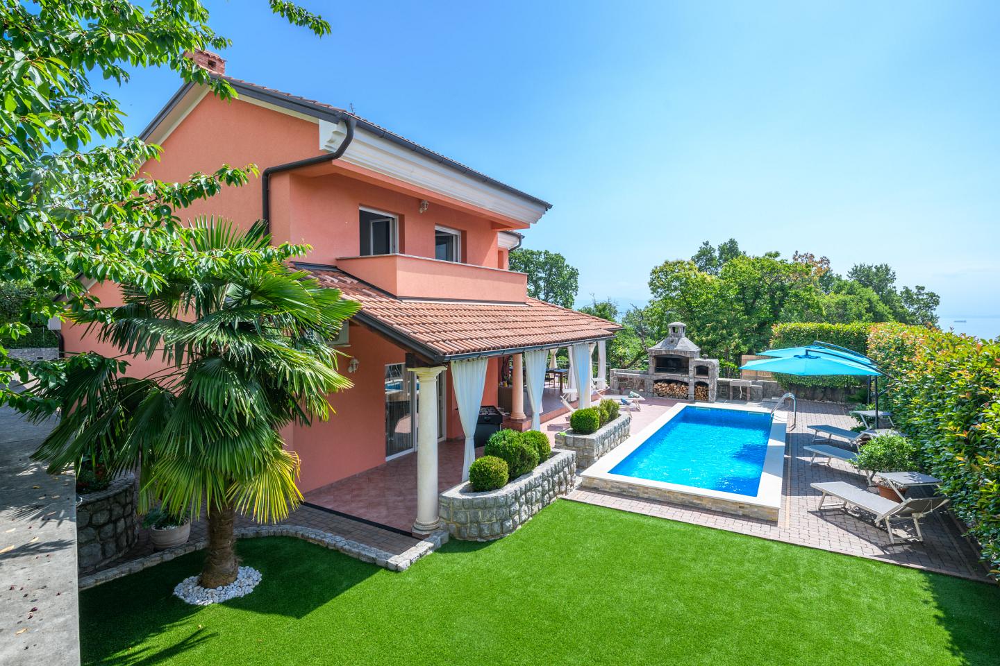 Family-friendly villa with pool Opatija - Perfect for summer vacation in Istria